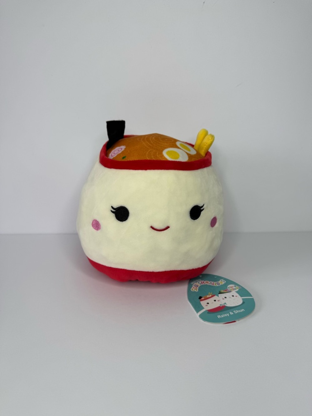 Squishmallows Raisy The Ramen & Shun The Sushi Flip-A-Mallow 8” NWT Plush